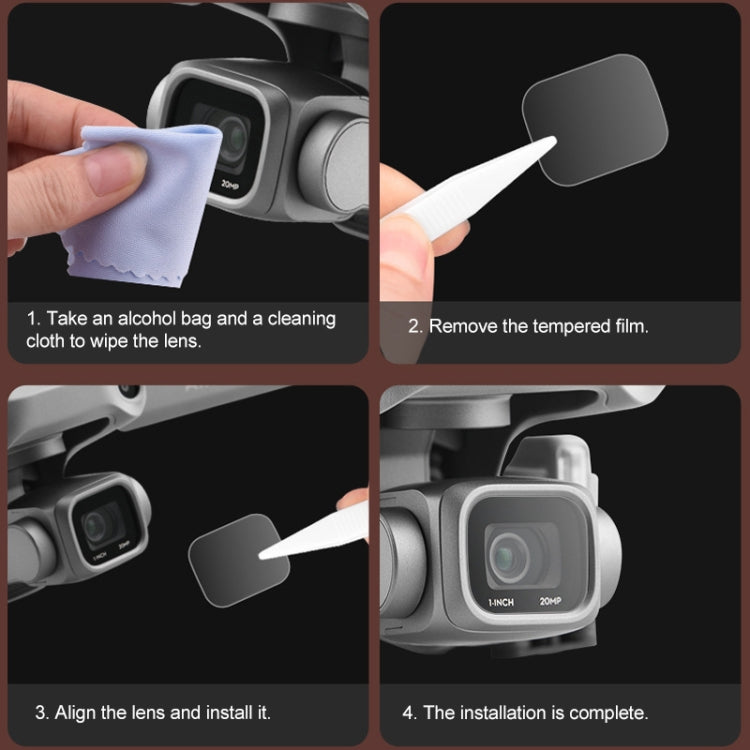 For DJI Mavic Air 2 Explosion-proof Tempered Glass Drone Lens Film For DJI Mavic Air 2 Explosion-proof Tempered Glass Drone Lens Film
